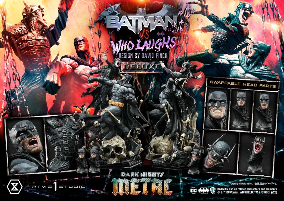 Dark Nights: Metal (Comics)  Batman versus Batman Who Laughs (Design by David Finch) DX Version