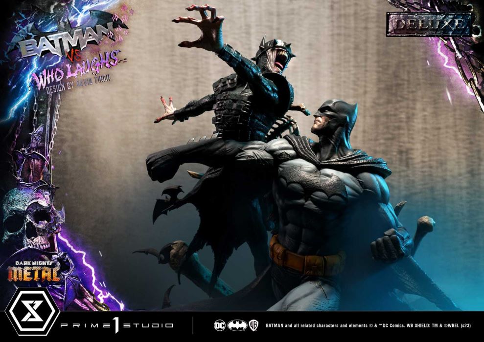 Dark Nights: Metal (Comics)  Batman versus Batman Who Laughs (Design by David Finch) DX Version