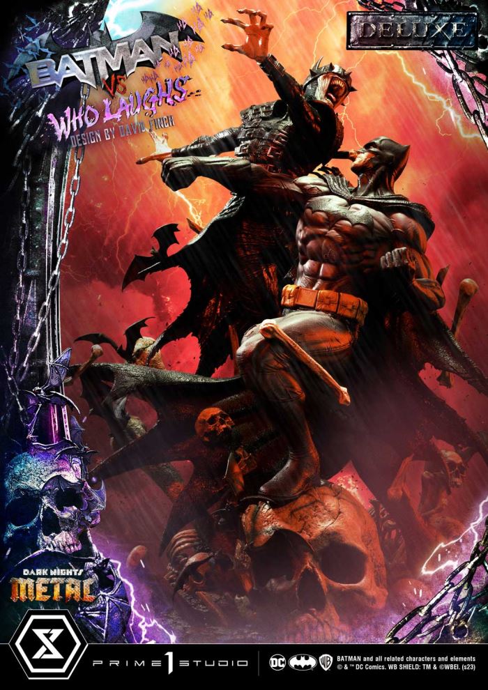 Dark Nights: Metal (Comics)  Batman versus Batman Who Laughs (Design by David Finch) DX Version