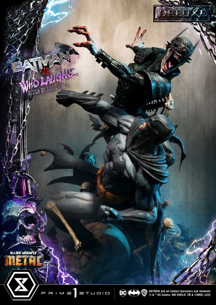 Dark Nights: Metal (Comics)  Batman versus Batman Who Laughs (Design by David Finch) DX Version