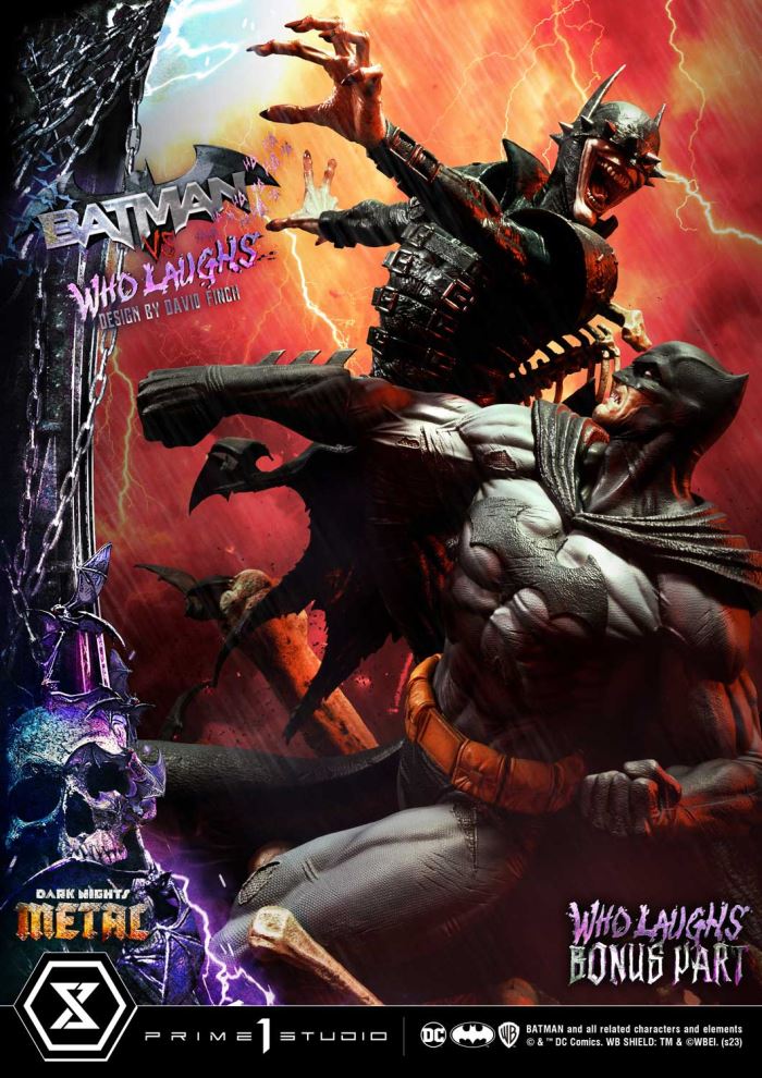 Dark Nights: Metal (Comics)  Batman versus Batman Who Laughs (Design by David Finch) DX Version