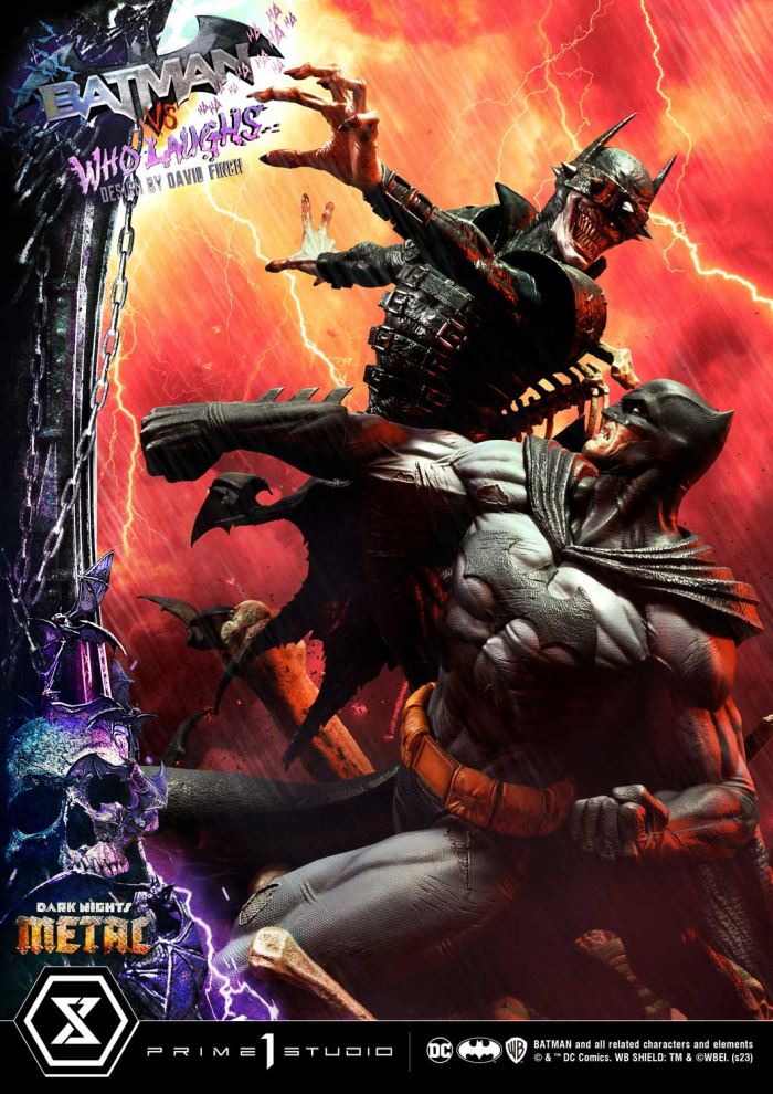 Dark Nights: Metal (Comics)  Batman versus Batman Who Laughs (Design by David Finch) DX Version