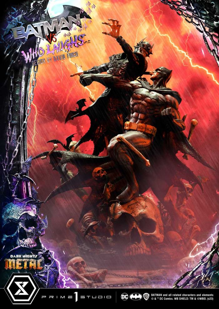 Dark Nights: Metal (Comics)  Batman versus Batman Who Laughs (Design by David Finch)