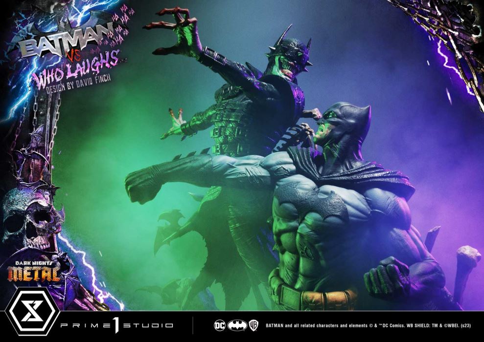 Dark Nights: Metal (Comics)  Batman versus Batman Who Laughs (Design by David Finch)