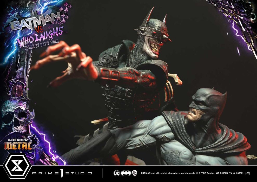 Dark Nights: Metal (Comics)  Batman versus Batman Who Laughs (Design by David Finch)
