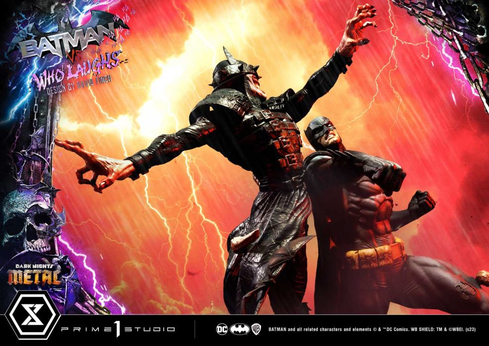 Dark Nights: Metal (Comics)  Batman versus Batman Who Laughs (Design by David Finch)