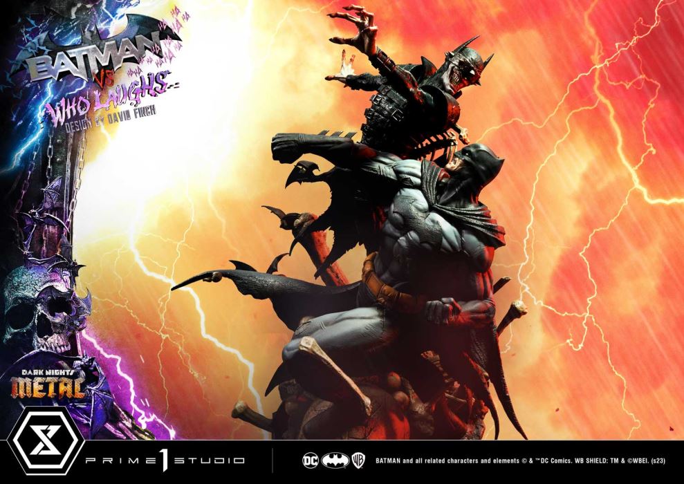 Dark Nights: Metal (Comics)  Batman versus Batman Who Laughs (Design by David Finch)