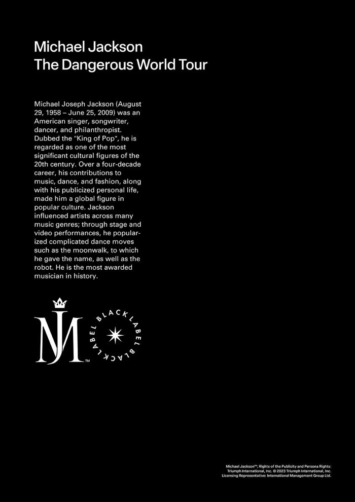 Michael Jackson Black Label version 1/4