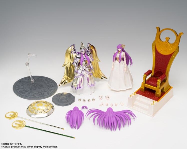 Saint Seiya Myth Cloth EX Goddess Athena & Saori Kido -Divine Saga Premium Set-