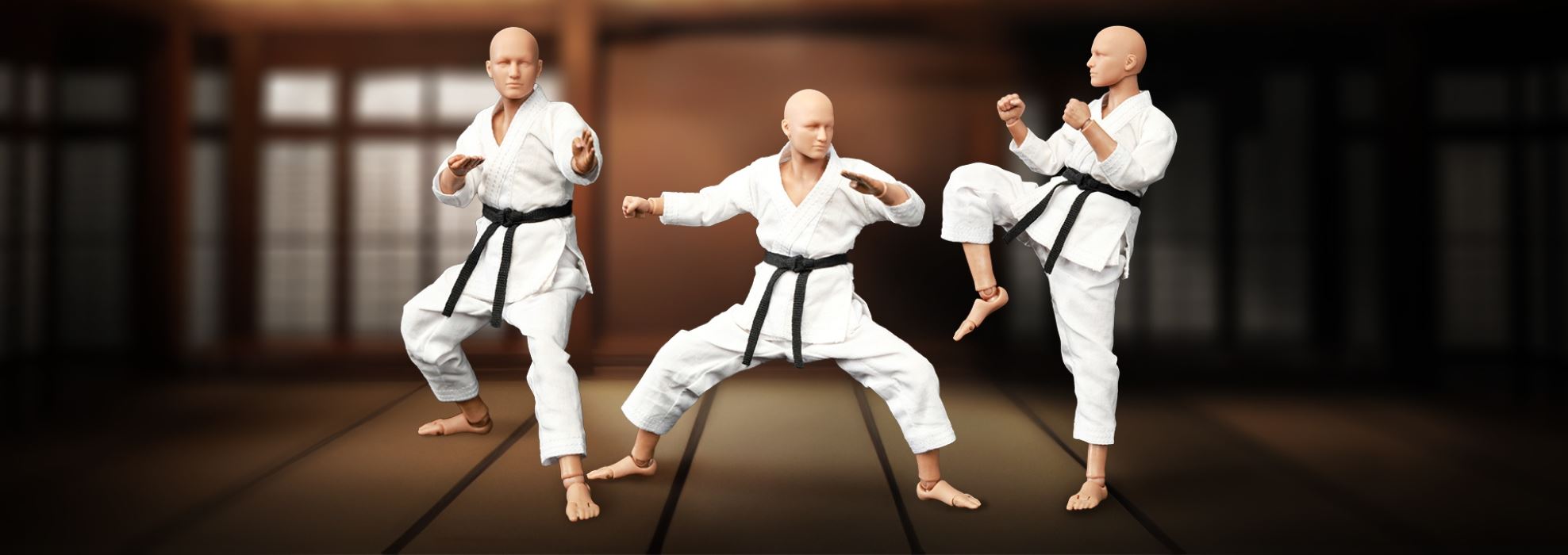 Handheld Hero Series Zhenle Series Karate Player 1/12