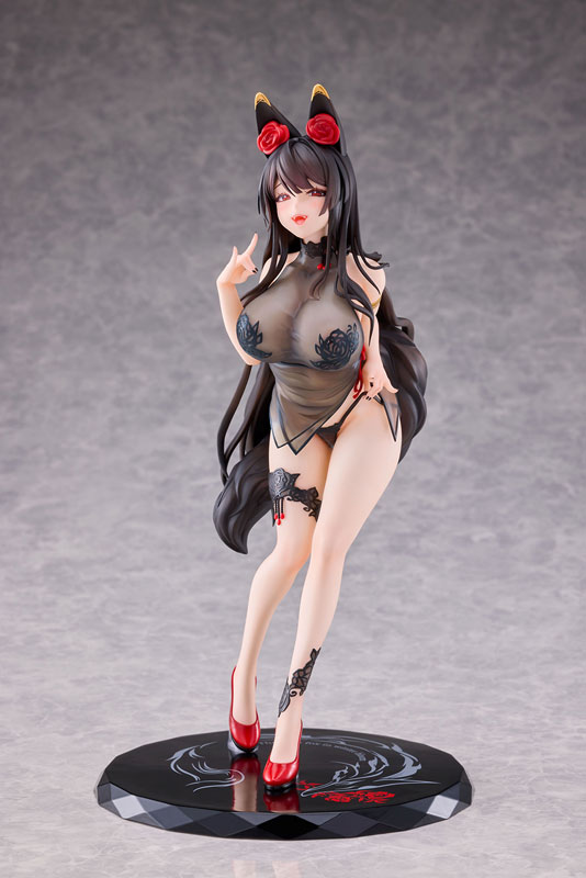 Rose Fox Girl Blooming in Midwinter Illustrated by TACCO 1/6