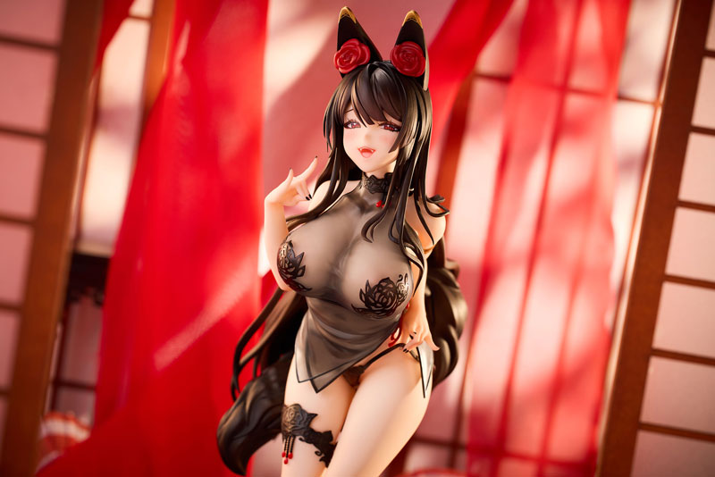 Rose Fox Girl Blooming in Midwinter Illustrated by TACCO 1/6