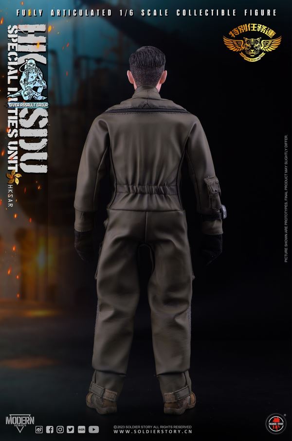 HK SDU Hong Kong Special Mission Company Water Attack Team / Water Ghost Team ( Deluxe Edition ) 1/6