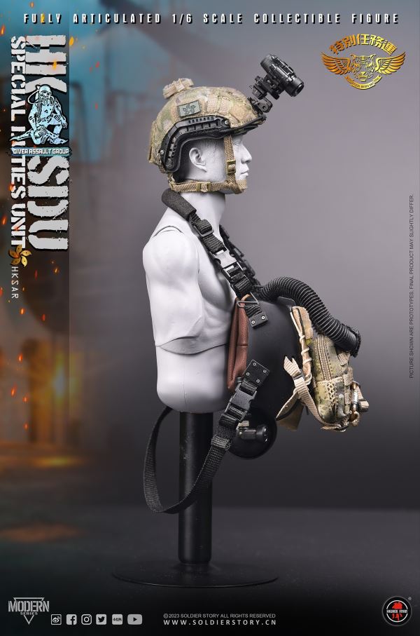 HK SDU Hong Kong Special Mission Company Water Attack Team / Water Ghost Team ( Deluxe Edition ) 1/6