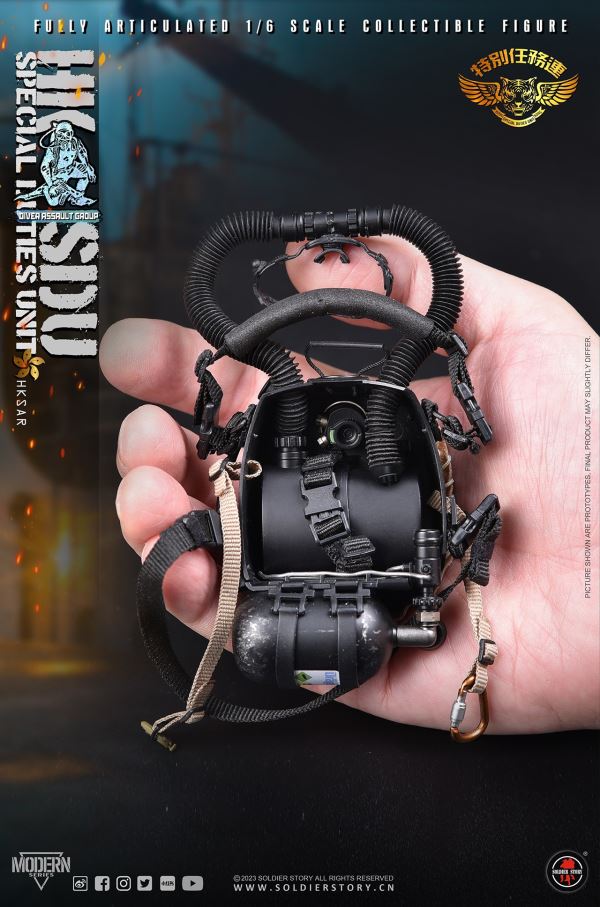 HK SDU Hong Kong Special Mission Company Water Attack Team / Water Ghost Team ( Deluxe Edition ) 1/6