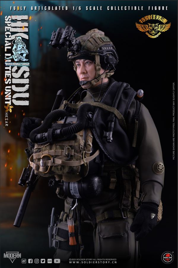 HK SDU Hong Kong Special Mission Company Water Attack Team / Water Ghost Team ( Deluxe Edition ) 1/6