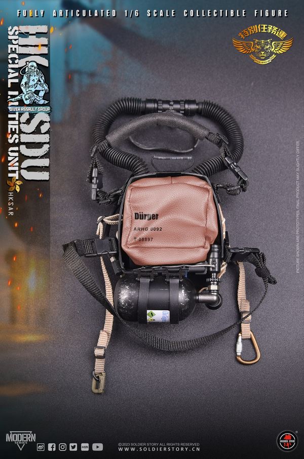 HK SDU Hong Kong Special Mission Company Water Attack Team / Water Ghost Team ( Deluxe Edition ) 1/6