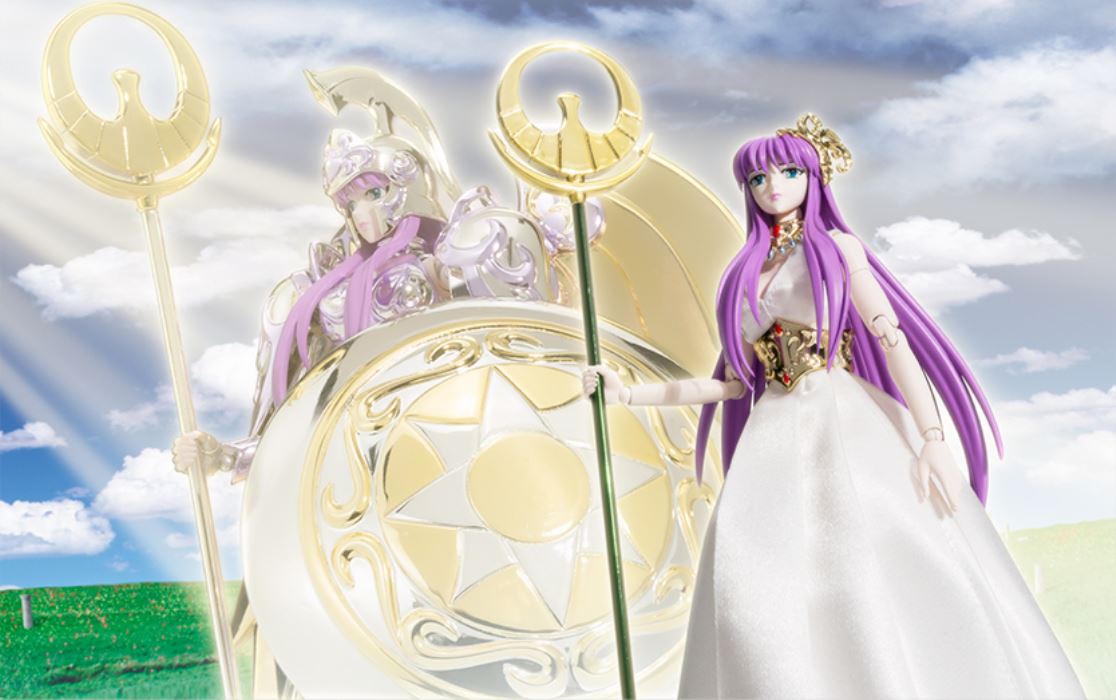 Saint Seiya Myth Cloth EX Goddess Athena & Saori Kido -Divine Saga Premium Set-
