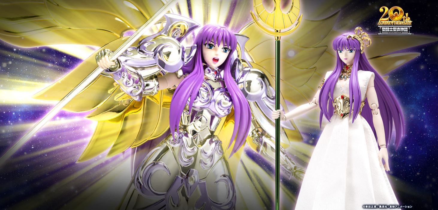 Saint Seiya Myth Cloth EX Goddess Athena & Saori Kido -Divine Saga Premium Set-