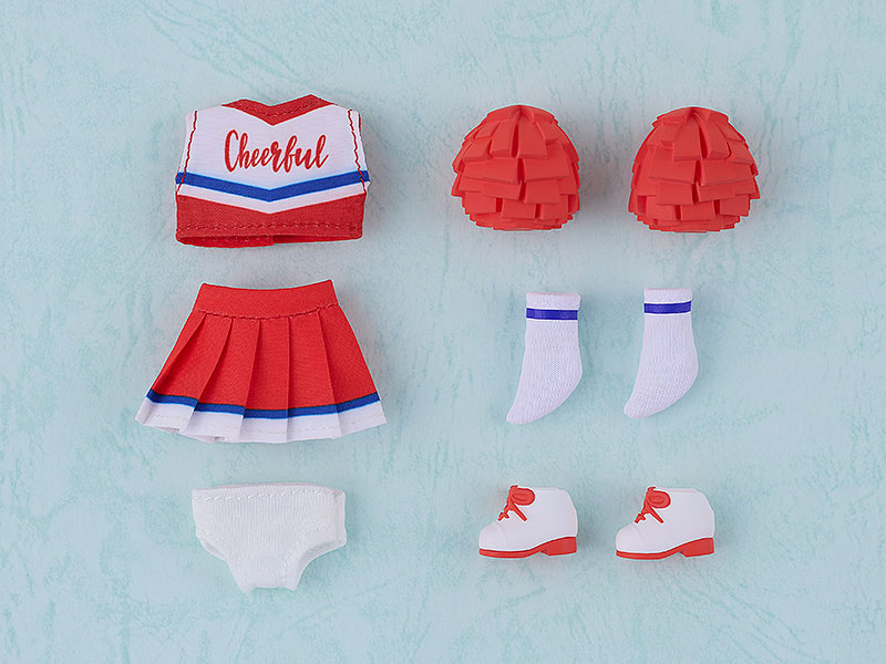 Nendoroid Doll Outfit Set Cheerleader (Red / Blue / Orange)