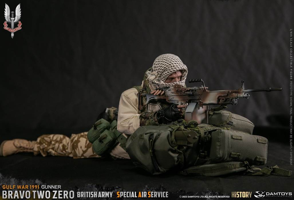 British SAS Special Air Service Regiment-Machine Gunner 1991 Gulf War 1/6