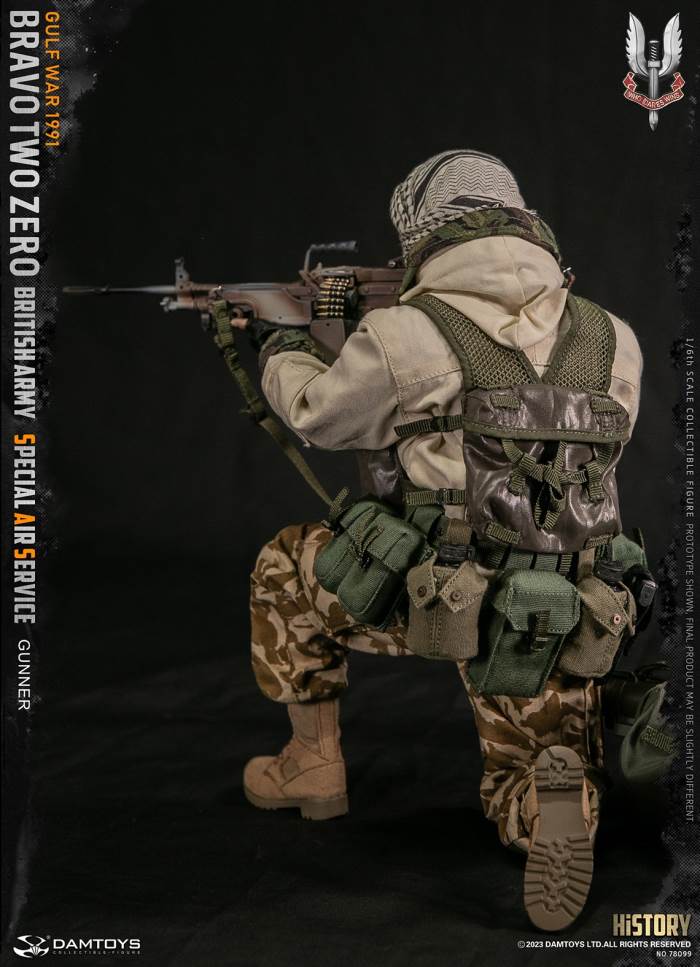 British SAS Special Air Service Regiment-Machine Gunner 1991 Gulf War 1/6