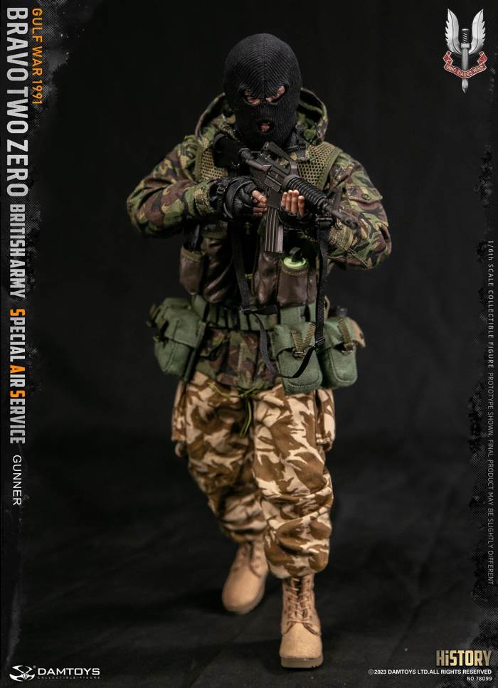 British SAS Special Air Service Regiment-Machine Gunner 1991 Gulf War 1/6