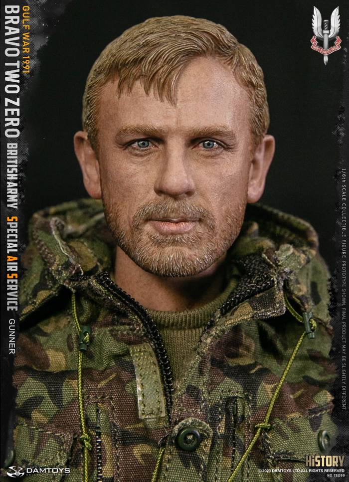 British SAS Special Air Service Regiment-Machine Gunner 1991 Gulf War 1/6