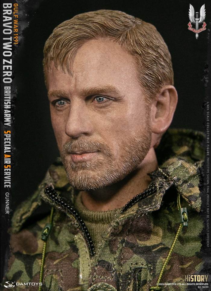 British SAS Special Air Service Regiment-Machine Gunner 1991 Gulf War 1/6