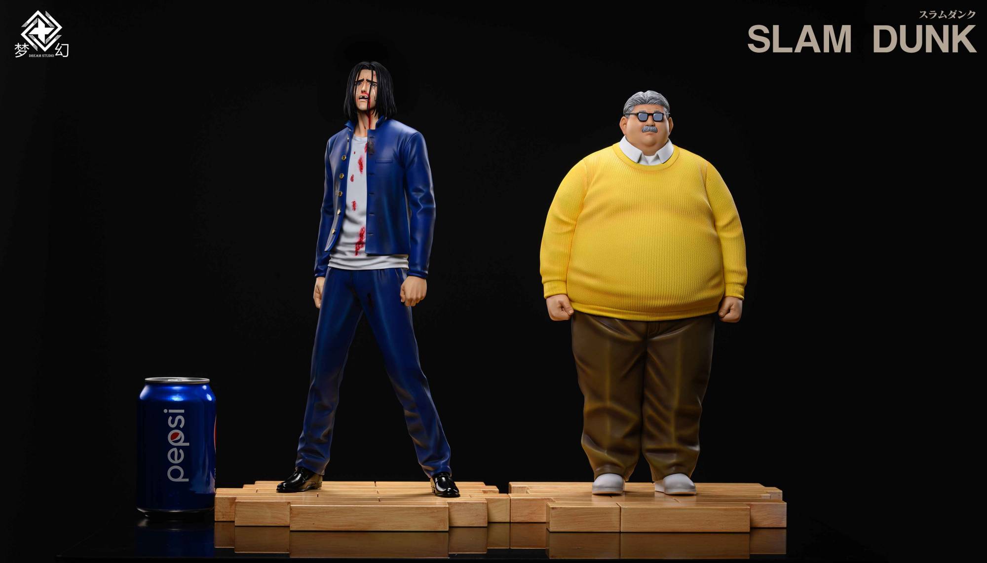 Anzai Sensei And Mitsui Hisashi - Slam Dunk