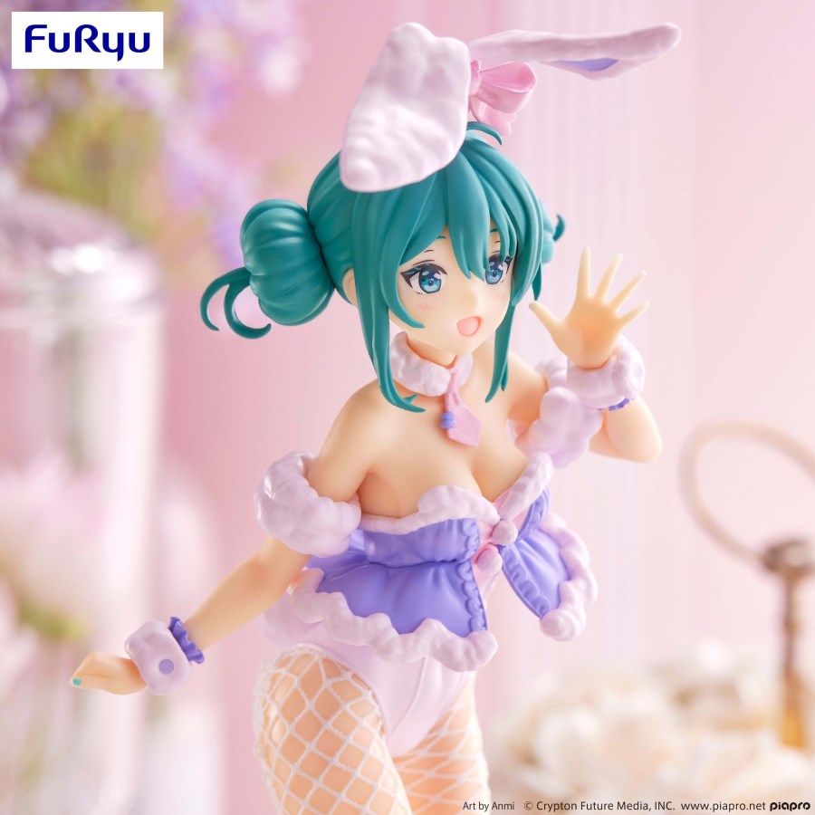 Vocaloid BiCute Bunnies Figure - Hatsune Miku: White Rabbit Purple Color Ver