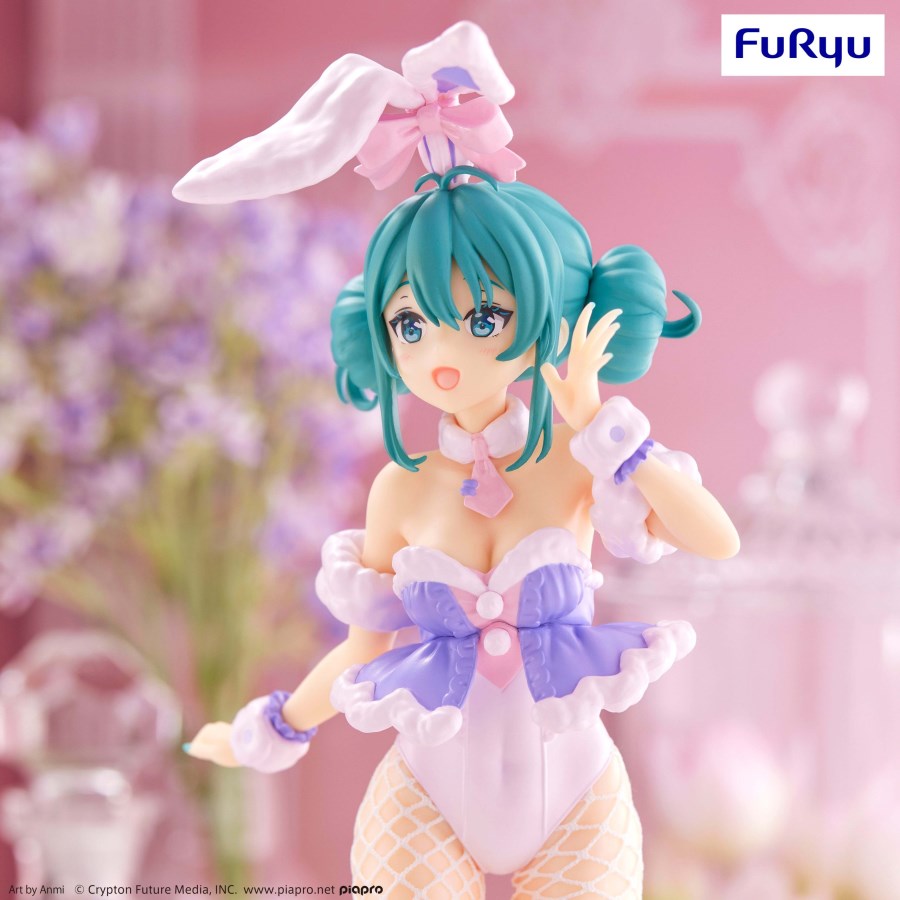 Vocaloid BiCute Bunnies Figure - Hatsune Miku: White Rabbit Purple Color Ver