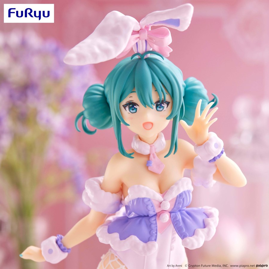Vocaloid BiCute Bunnies Figure - Hatsune Miku: White Rabbit Purple Color Ver