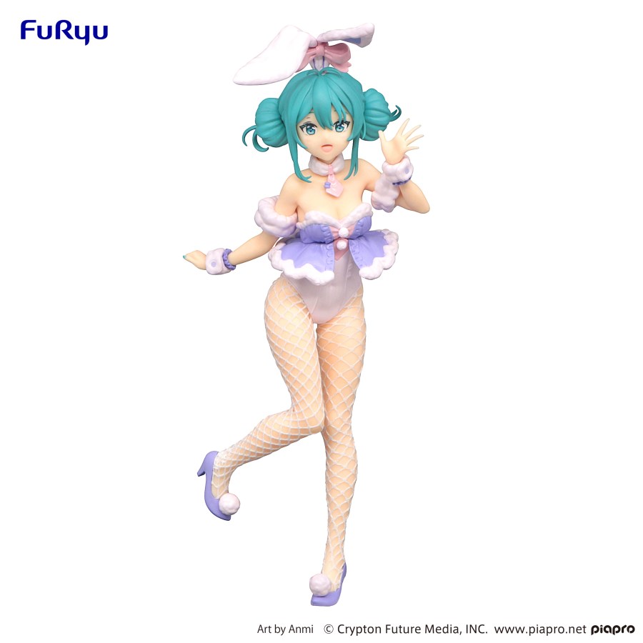 Vocaloid BiCute Bunnies Figure - Hatsune Miku: White Rabbit Purple Color Ver