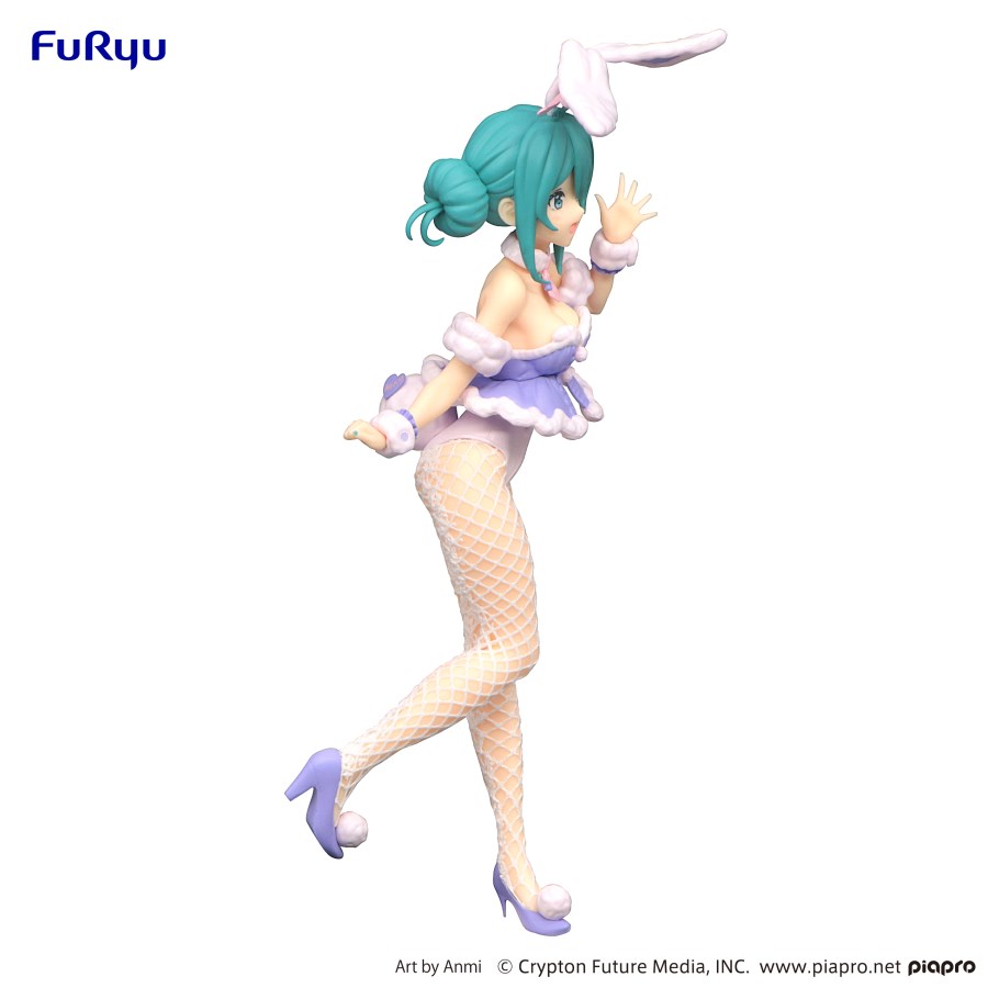 Vocaloid BiCute Bunnies Figure - Hatsune Miku: White Rabbit Purple Color Ver