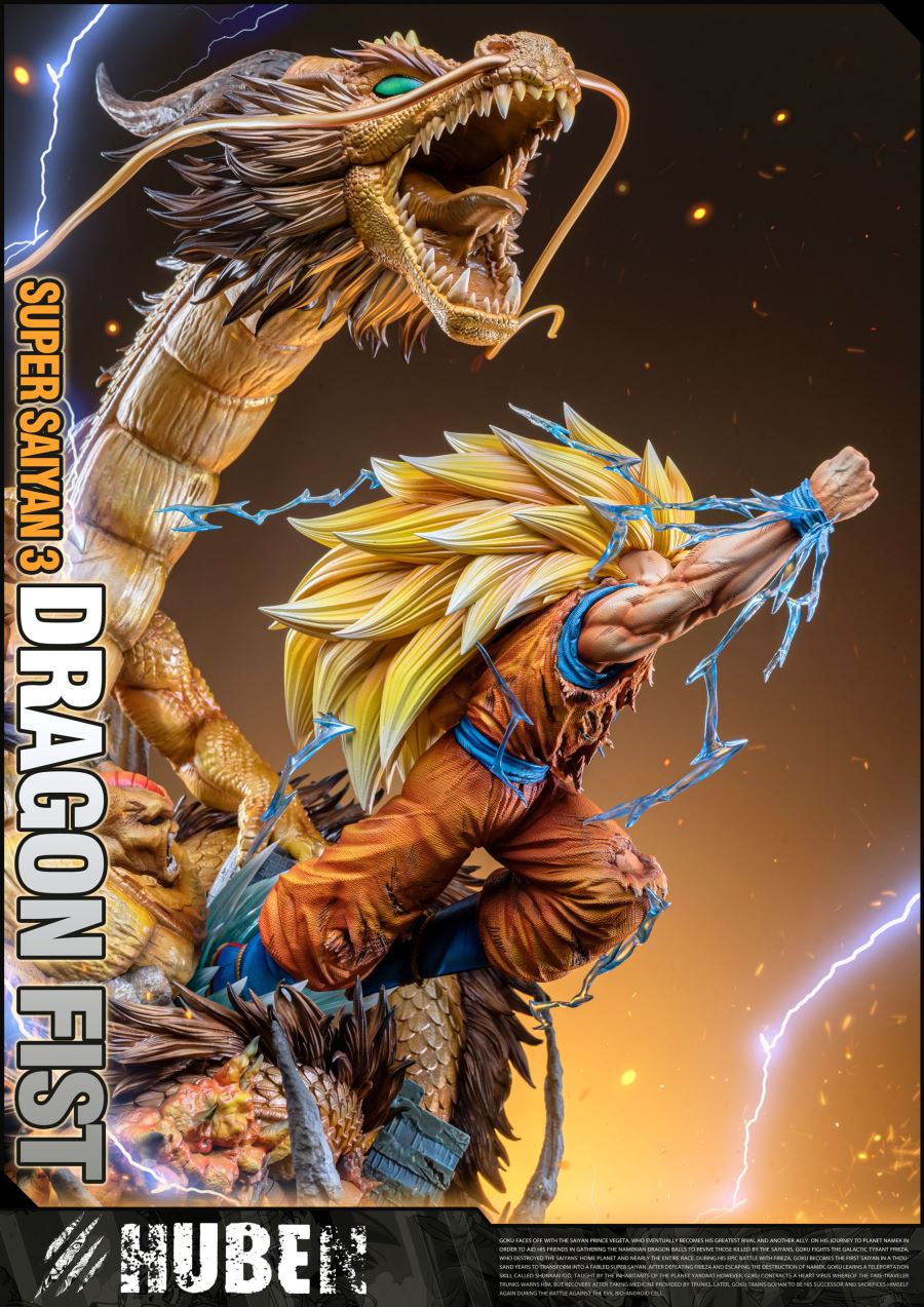 HUBEN studio - Dragon Fist Super Saiyan 3 Goku - Dragon Ball 1/6