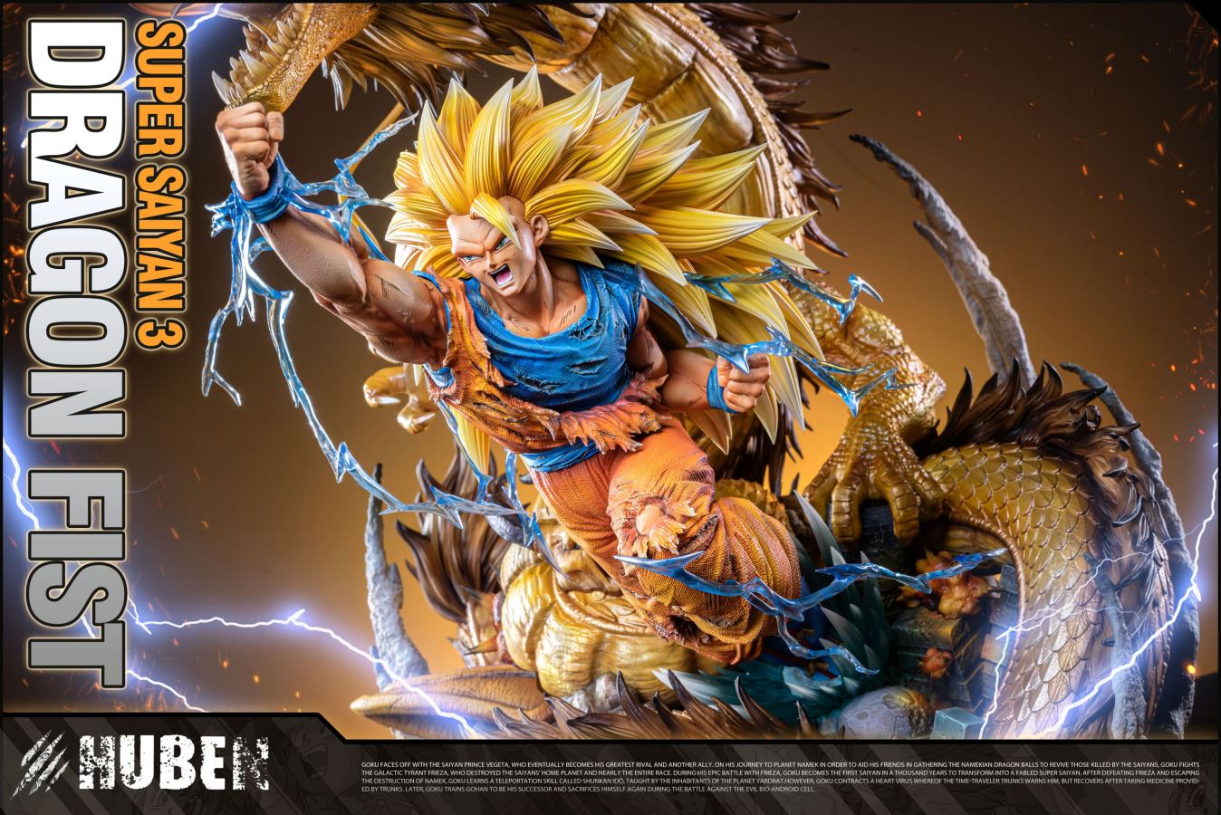 HUBEN studio - Dragon Fist Super Saiyan 3 Goku - Dragon Ball 1/6