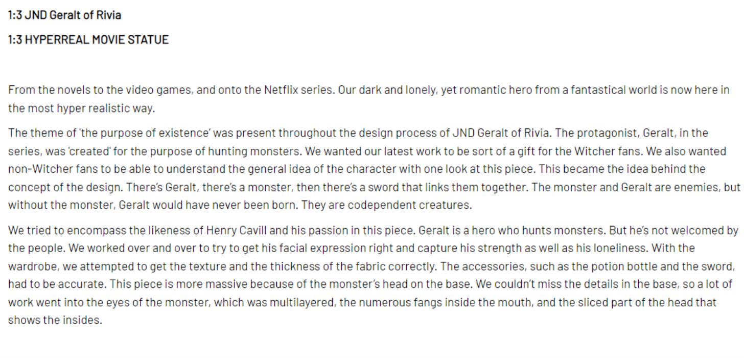 Geralt of Rivia - The Witcher [Henry Cavilll]