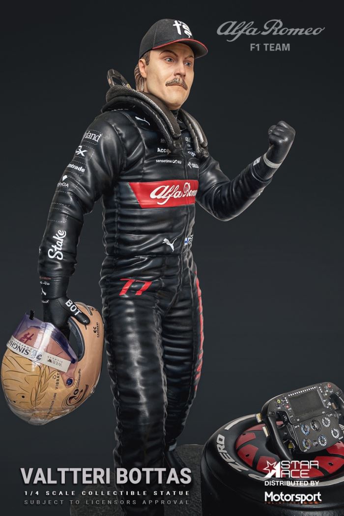 F1 racing driver Zhou Guanyu / Valtteri / Bottas