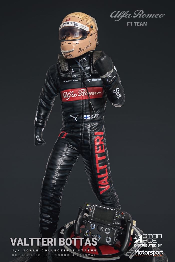 F1 racing driver Zhou Guanyu / Valtteri / Bottas