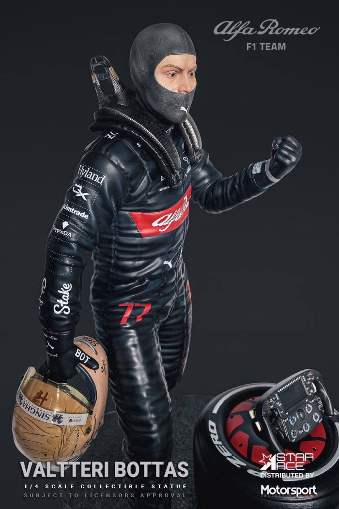 F1 racing driver Zhou Guanyu / Valtteri / Bottas