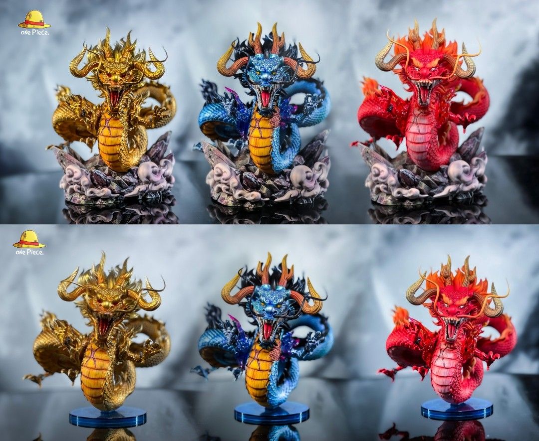 Nika Luffy Riding Dragon Kaido - One Piece