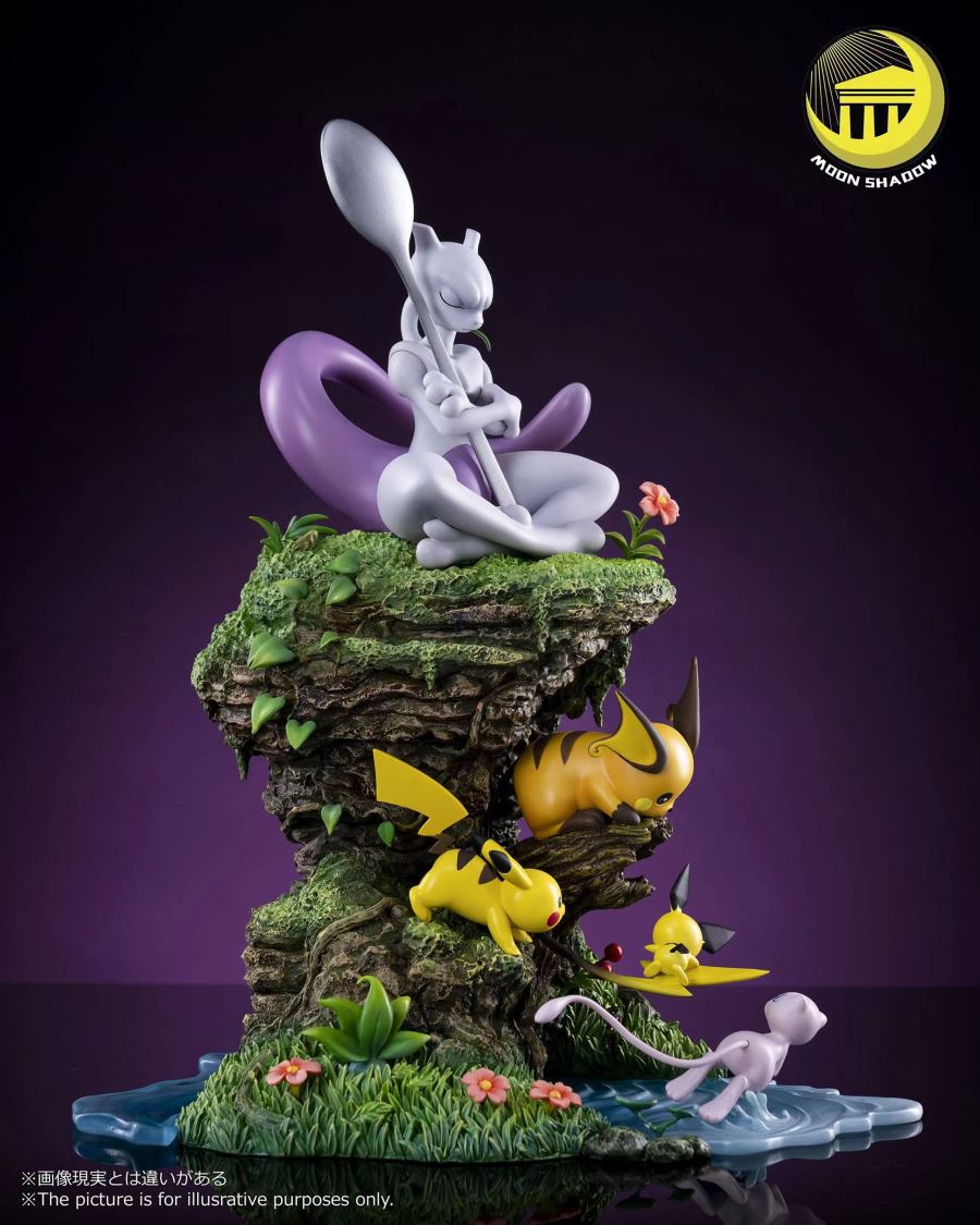 Mewtwo & Pikachu - Pokemon