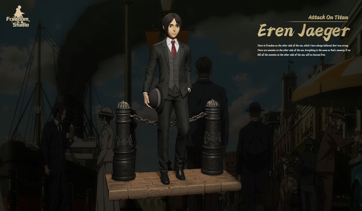 Suit Eren Jaeger - Attack On Titan