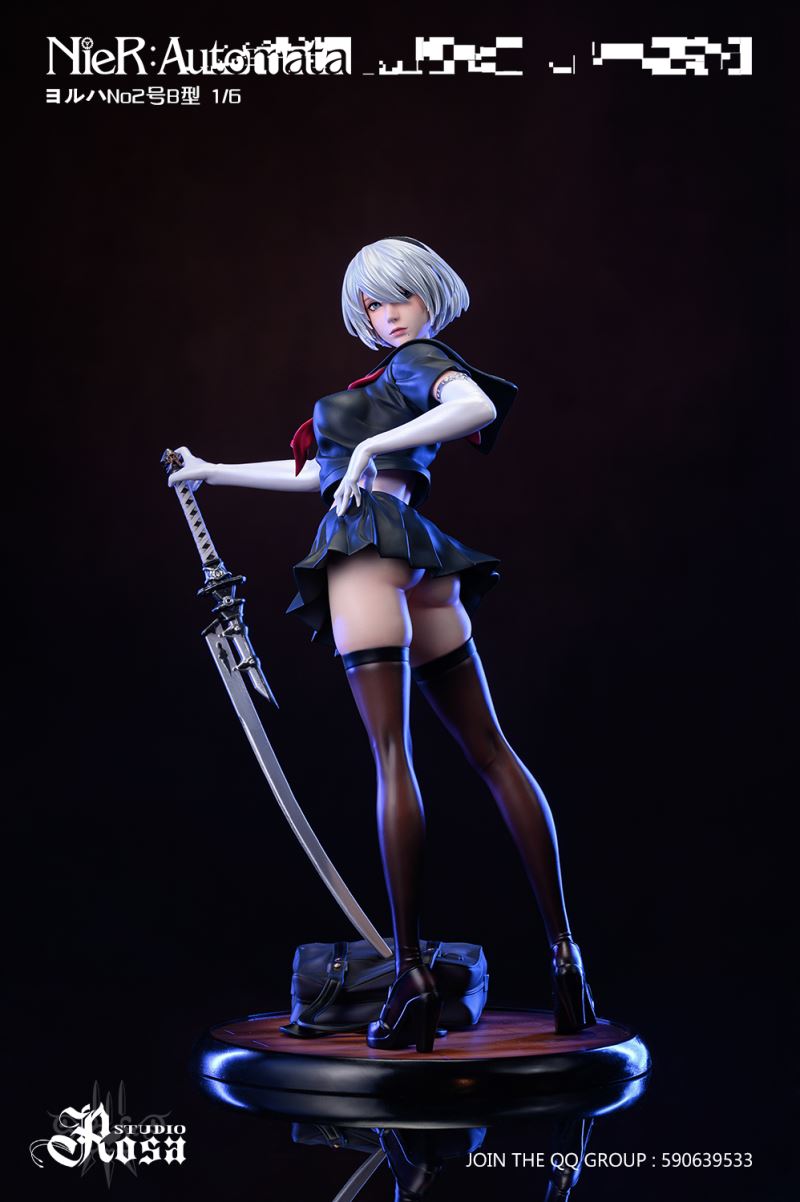 School Girls NO.1 Nier: Automata YoRHa 2B 1/6