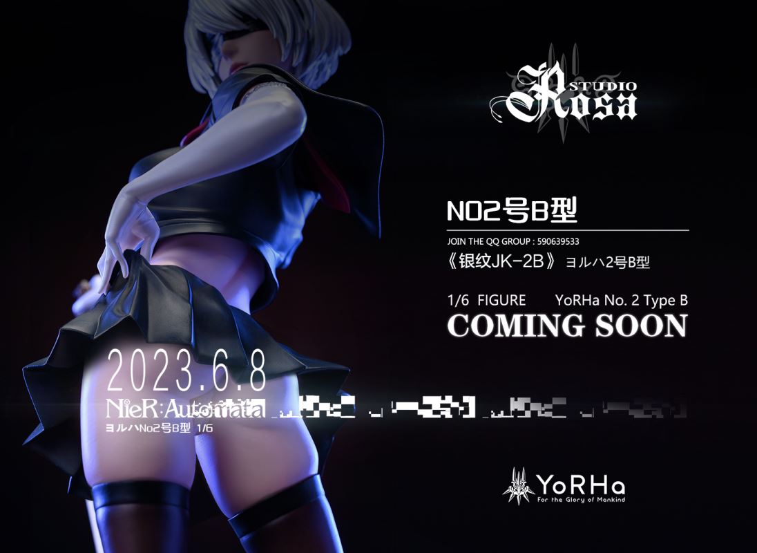 School Girls NO.1 Nier: Automata YoRHa 2B 1/6