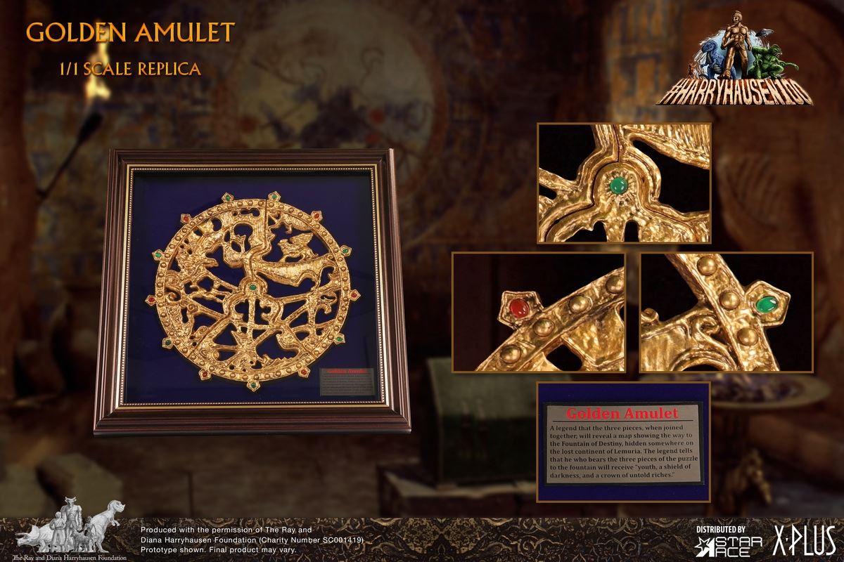 Ray Harryhausen Prop Replica - Gold Amulet 1/1