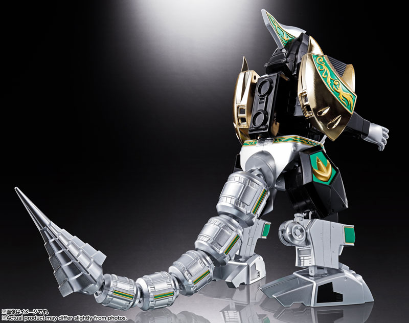 Soul of Chogokin Zyutei Daizyuzin GX-72 Daizyuzin & GX-78 Dragon Caesar Kyoryu Sentai Zyuranger