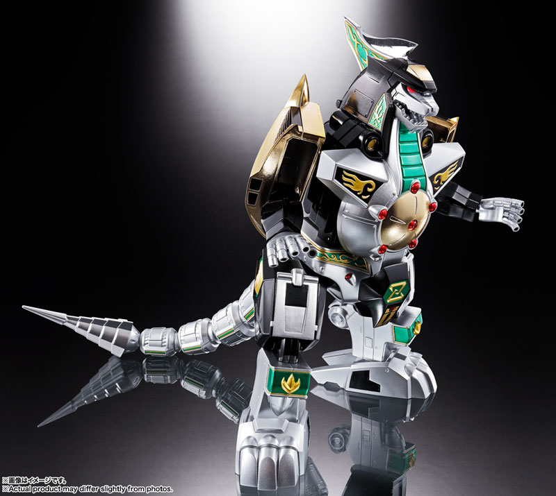 Soul of Chogokin Zyutei Daizyuzin GX-72 Daizyuzin & GX-78 Dragon Caesar Kyoryu Sentai Zyuranger