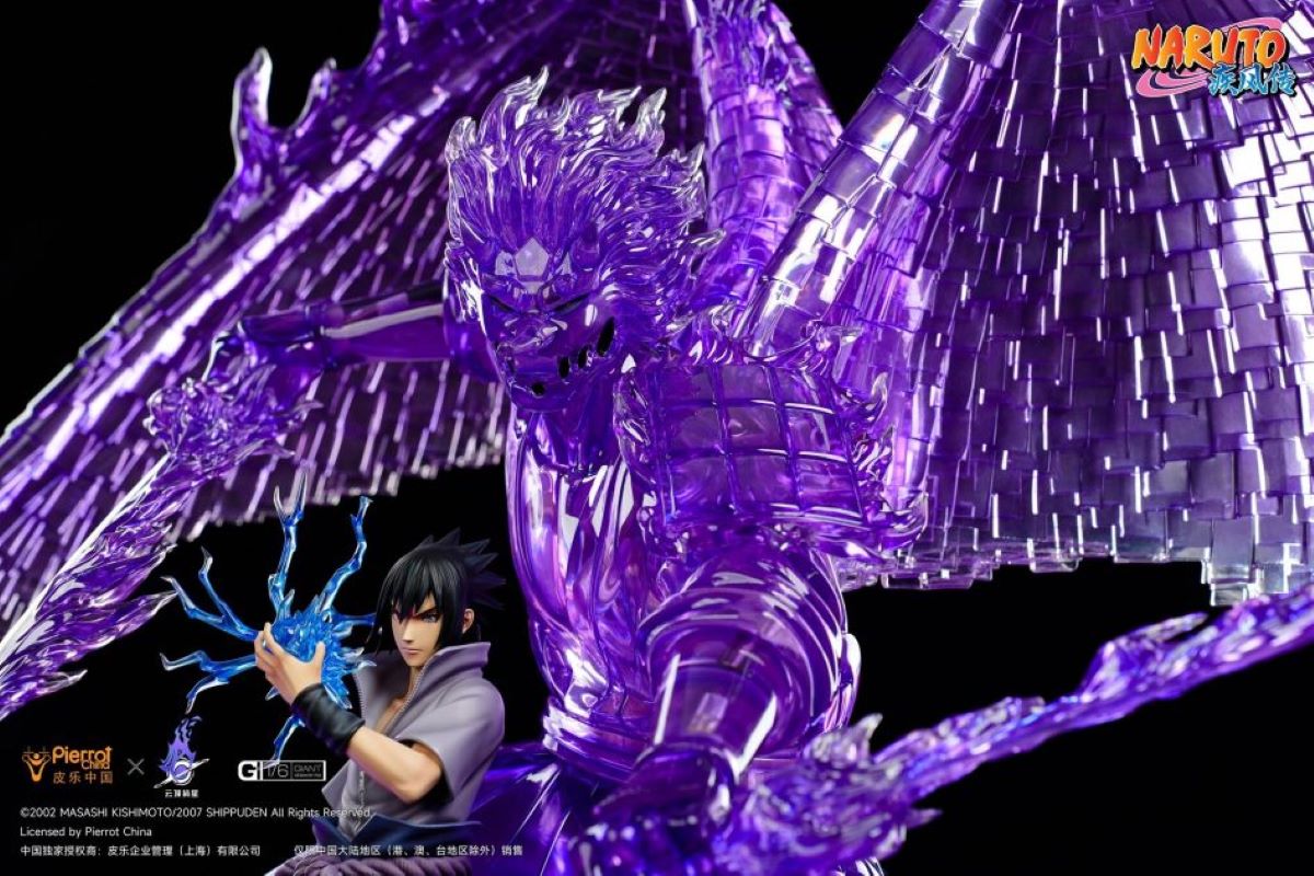 Sasuke with the Susanoo